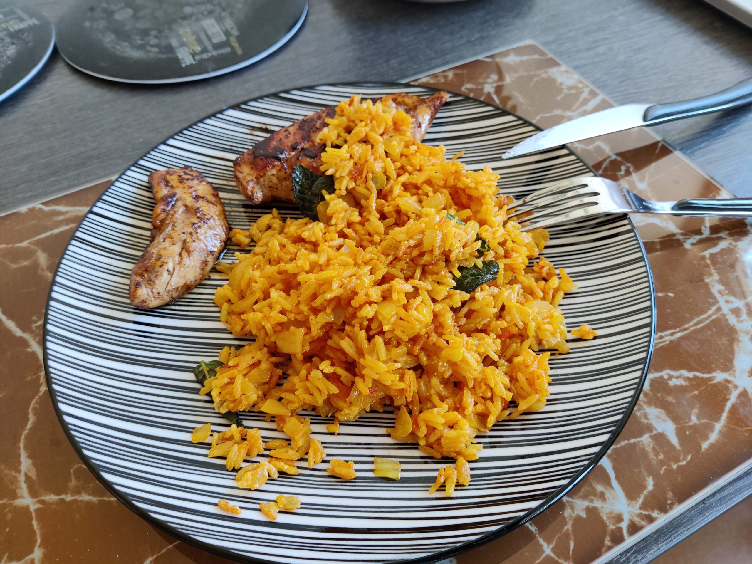 Poulet – Riz Sauté