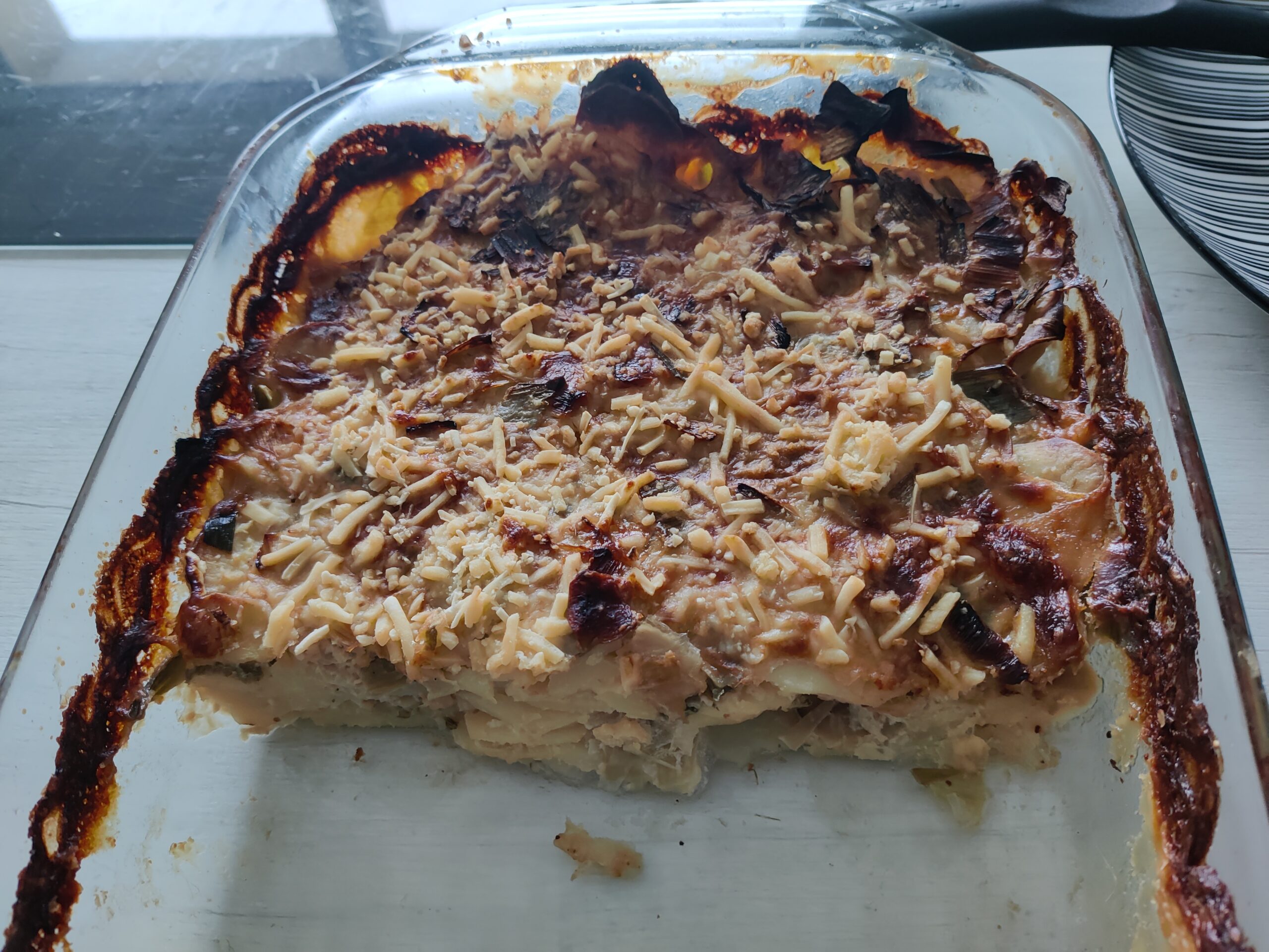 Gratin de Poireaux Végan