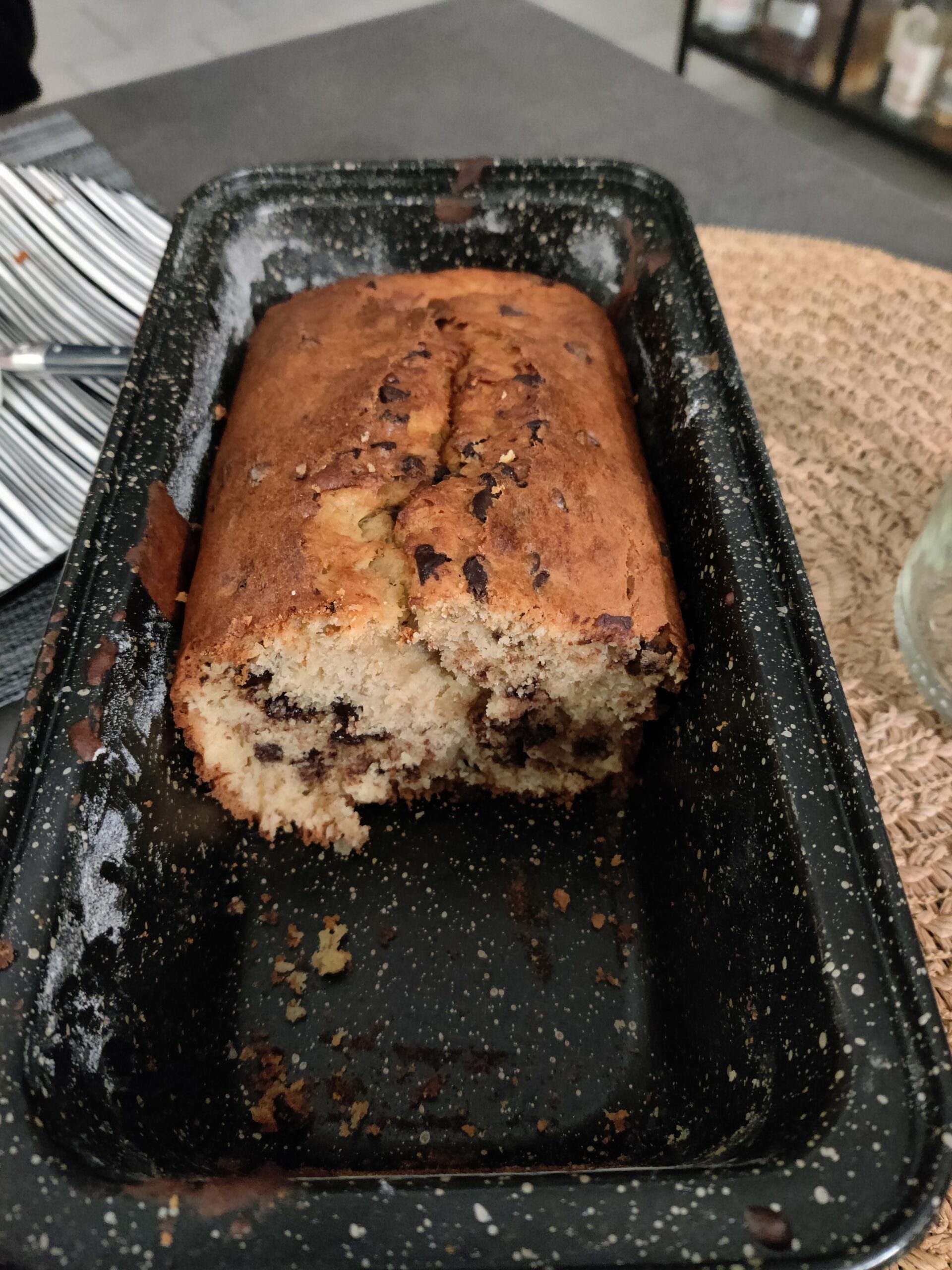 Banana Bread Pepites Chocolat