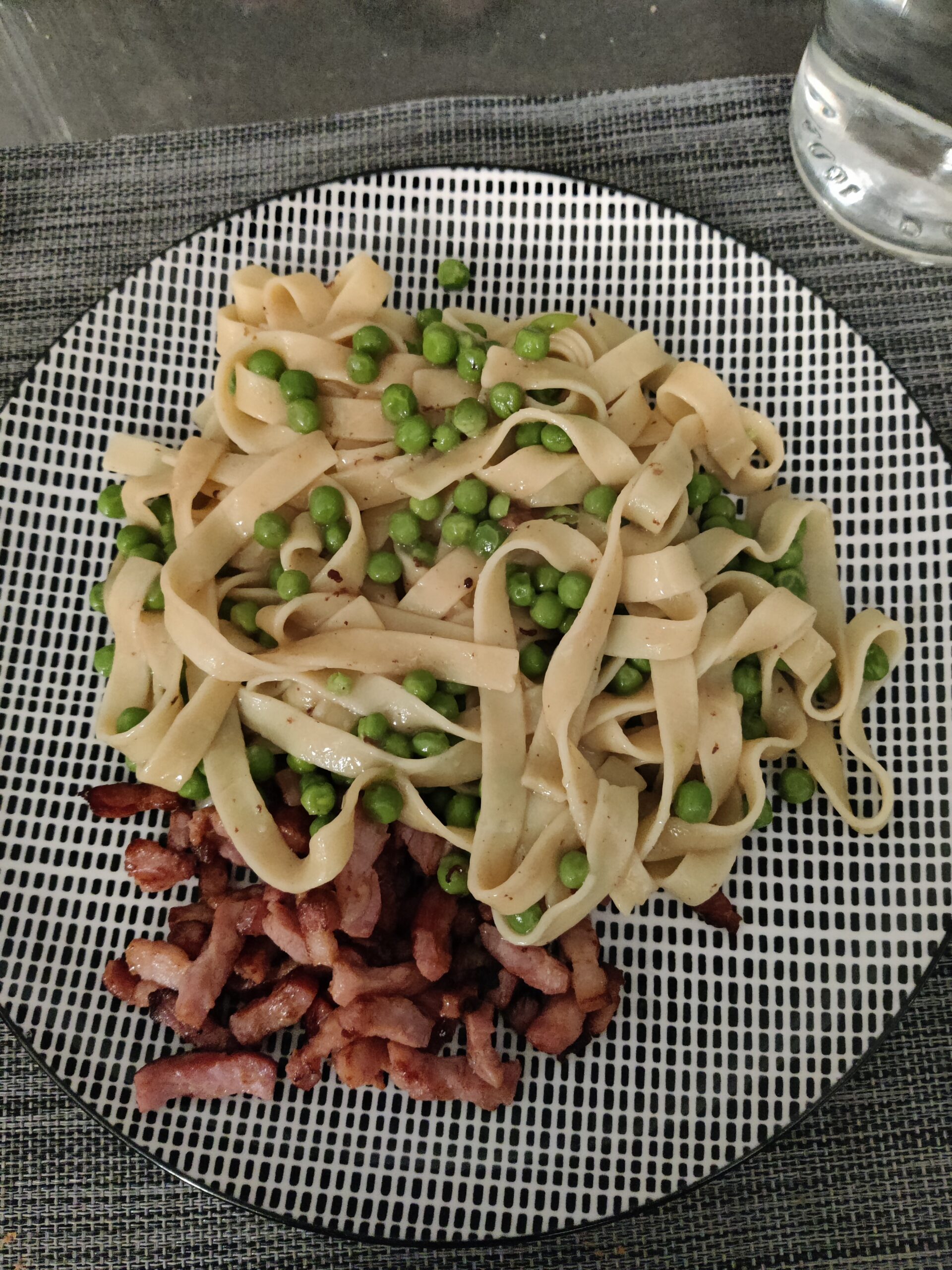 Pâtes Carbonara Petits Pois