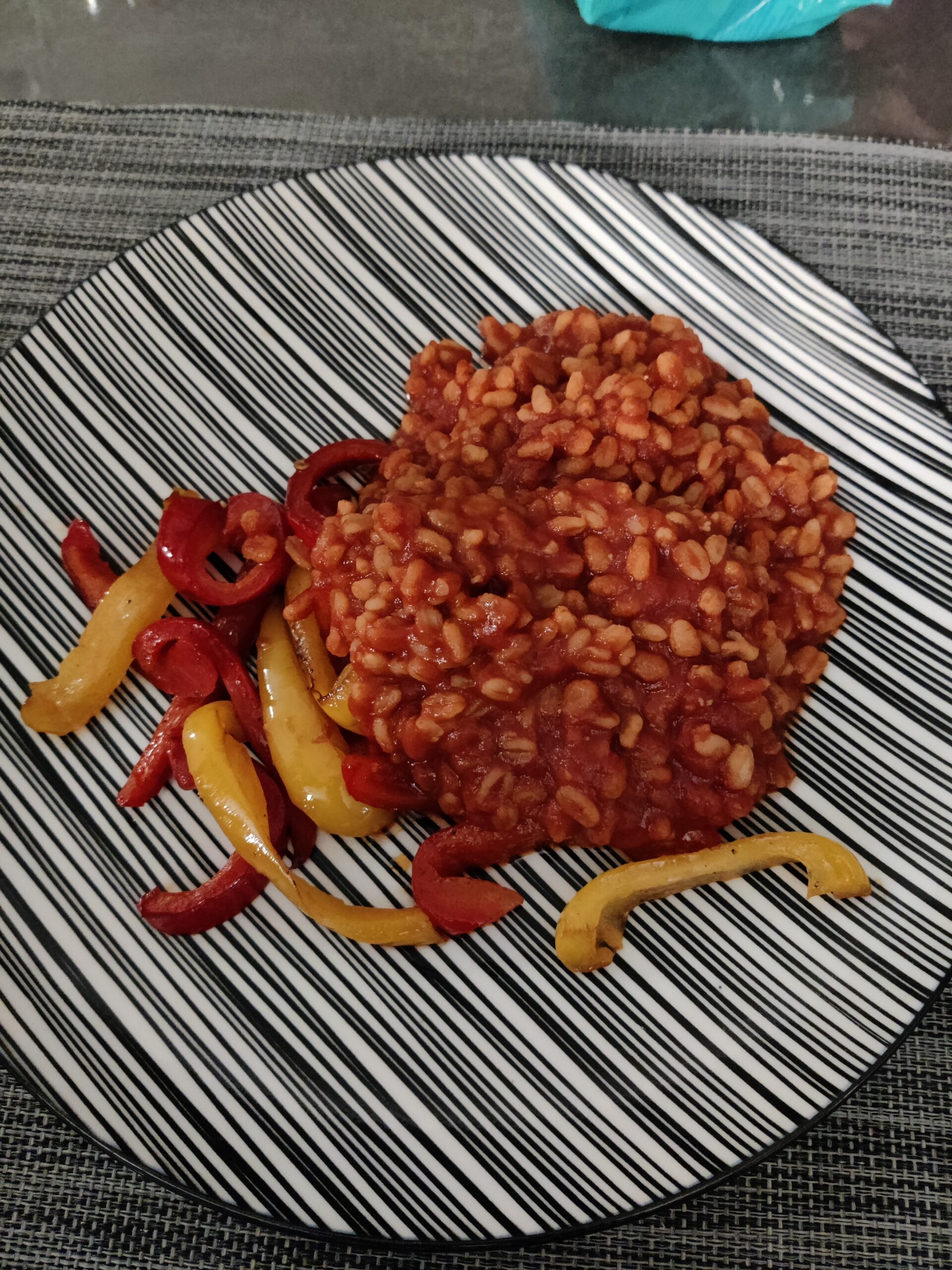 Poivron Blé Sauce Tomate