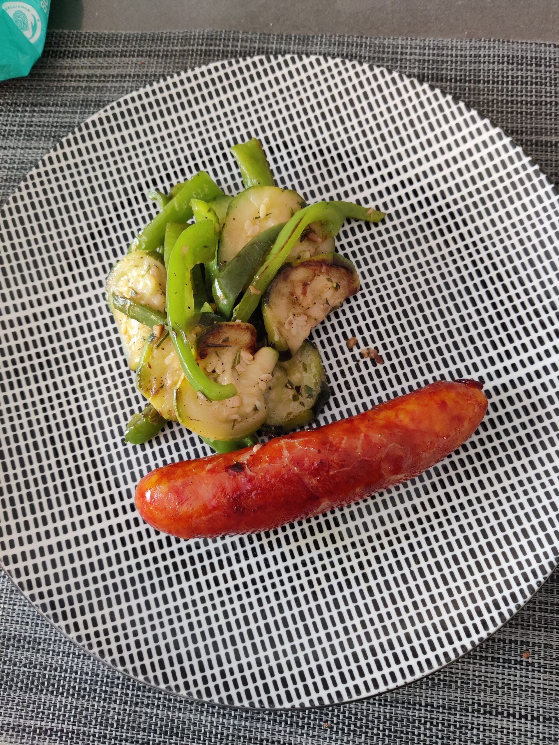 Saucisses Légumes Grillés