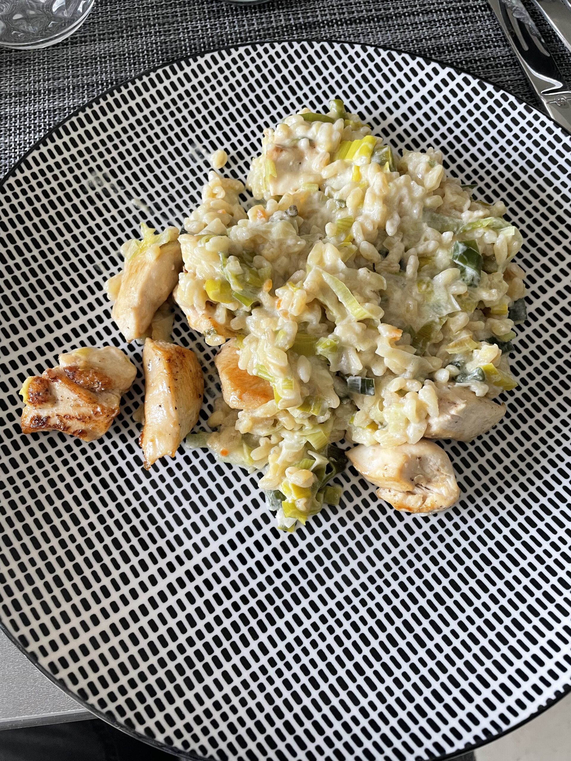 Blésotto au Poulet & Poireau